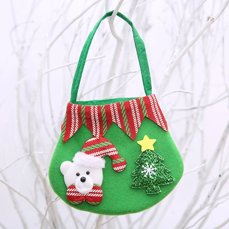 

2020Christmas tree christmas gift bag many christmas apple gift bag christmas party candy bag merry christmas 2021 new year gift