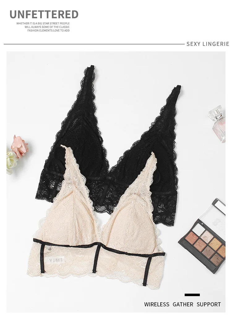 Сексуальный бюстгальтер пуш-ап BH бюстгальтер без косточек Bralette Соединенные Штаты Новое Кружевное французское нижнее белье с хлопком PadsThin женский бюстгальтер Глубокий V