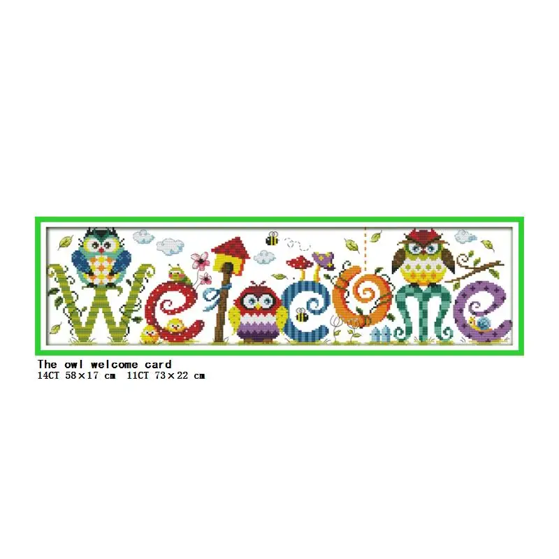 DIY cartoon series pattern printing cross stitch kit DMC 11CT 14CT counting canvas printing craft set Christmas embroidery decor cross stitch kit