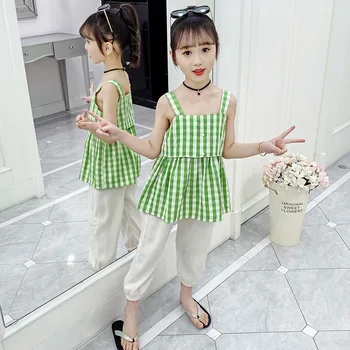 

tong tao zhuang 2020 Summer New Hipster Strap Set zhong da tong Anti-Mosquito Pants Two-Piece Set