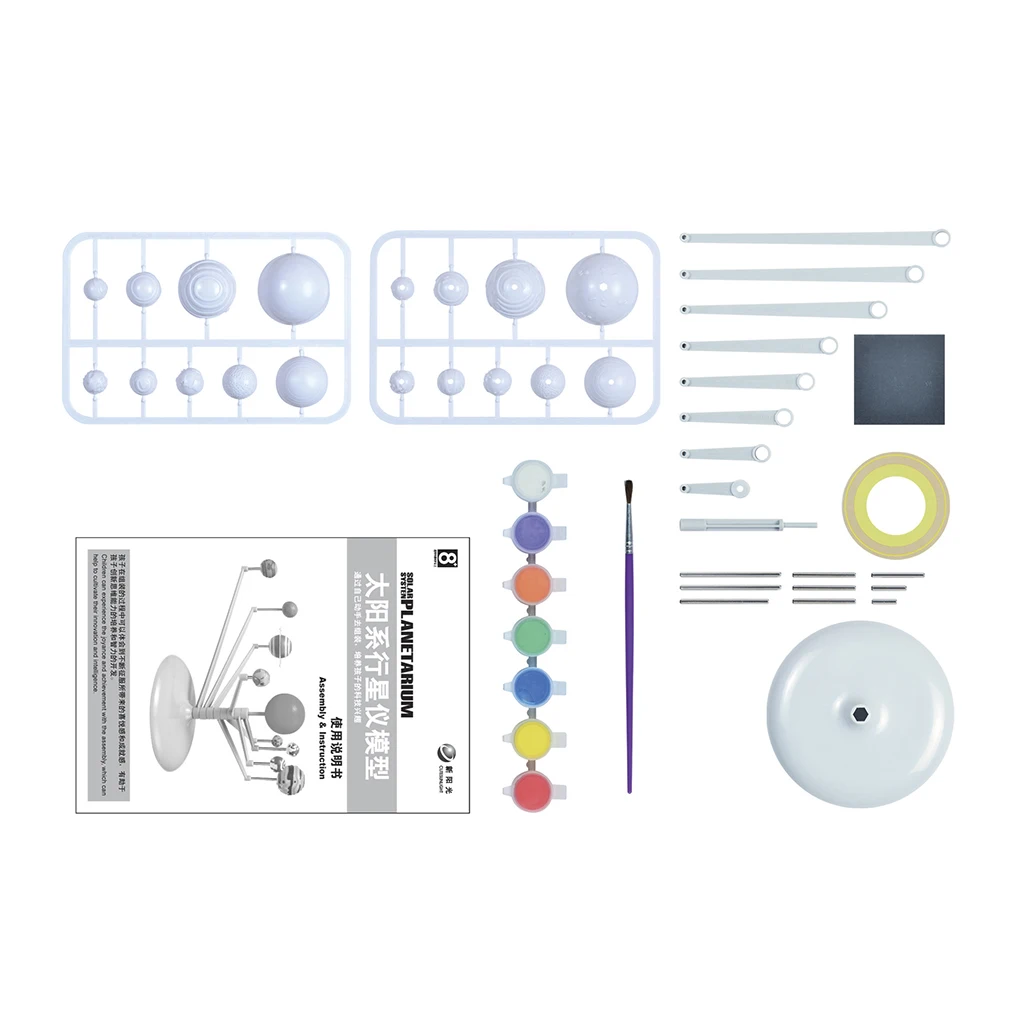 DIY Solar System 8 Planets Planetarium Model (Glow In The Dark) Kids Educational Science Toy