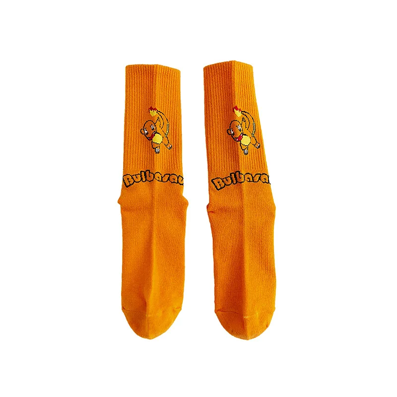 Новое поступление японский Harajuku милый мультяшный Покемон носки женские и мужские длинные носки кавайный Пикачу Компрессионные носки - Цвет: 2