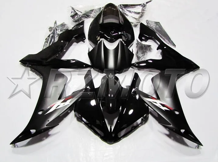 ABS литье мотоцикла Обтекатели подходят для Yamaha YZF-1000-R1 2004 2005 2006 04 05 06 обтекатель кузова набор на заказ черный