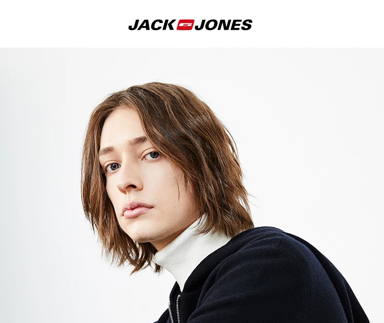 JackJones мужской шерстяной свитер кардиган пуловер Топ Мужская одежда 218425509