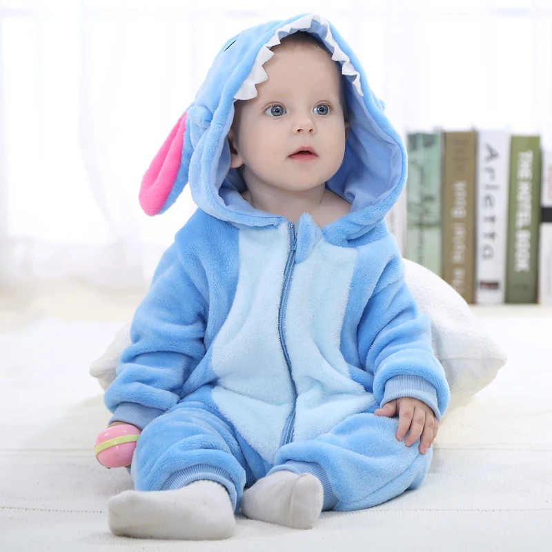 Aliexpress.com _ Buy EOICIOI baby romper Panda stitch cat newborn clothes Hooded Winter Rompers cute soft Flannel imported new born baby clothes from Reliable born baby clothes suppliers on EOICIOI Store