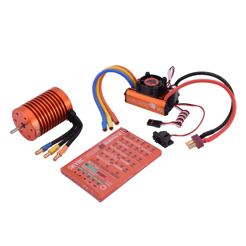 SKYRC Leopard 3930KV бесщеточный мотор 10,0 T 60A бесщеточный ESC светодиодный набор карт для программирования мощность комбинированная система для 1/10 RC автомобиль грузовик