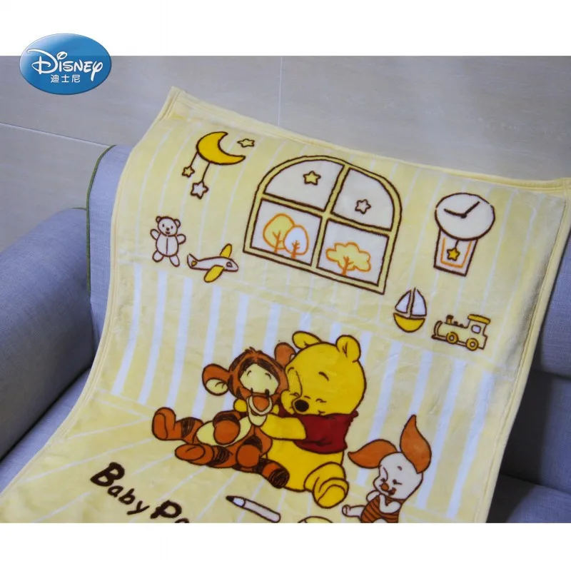 Disney Baby Микки Минни Маус Raschel плюшевый теплый плед бросок 80x120 см для маленьких мальчиков и девочек на кровать/диван/Самолет/кроватка