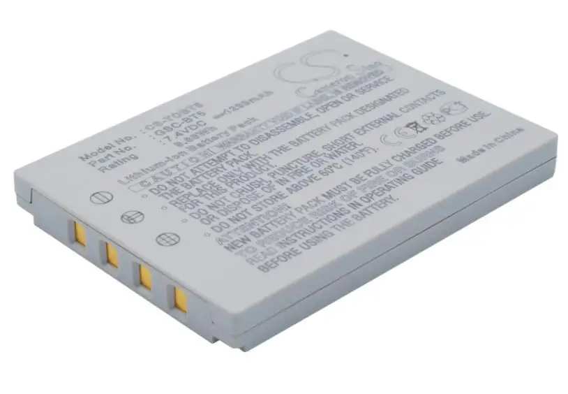 Cameron sino 1200 мАч аккумулятор для Toshiba Gigashot GSC-R30 R30AU R60 R60AU BSC-BT5 GSC-BT5 Камера Батарея
