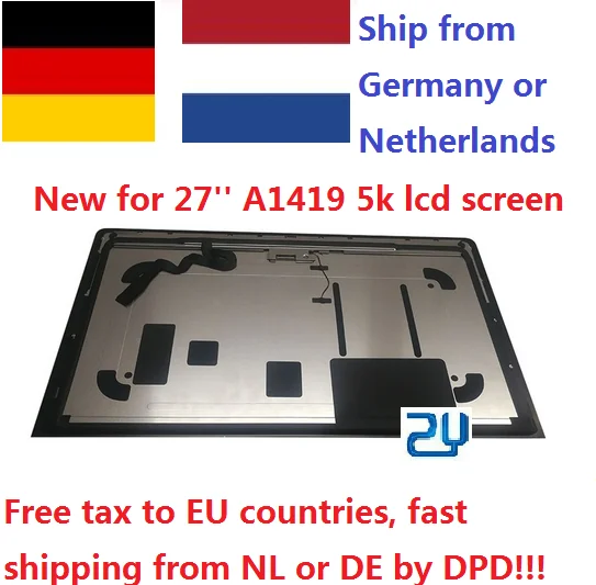 Совершенно новый ЖК-экран 27 дюймов A1419 5K IPS Retina со стеклянной сборкой LM270QQ1 SD B1 Для