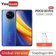 Global Version POCO X3 Pro 128GB / 256GB Snapdragon 860 120Hz Refresh Rate 6.67'' DotDisplay 5160mAh 33W Fast Charge Game Phone