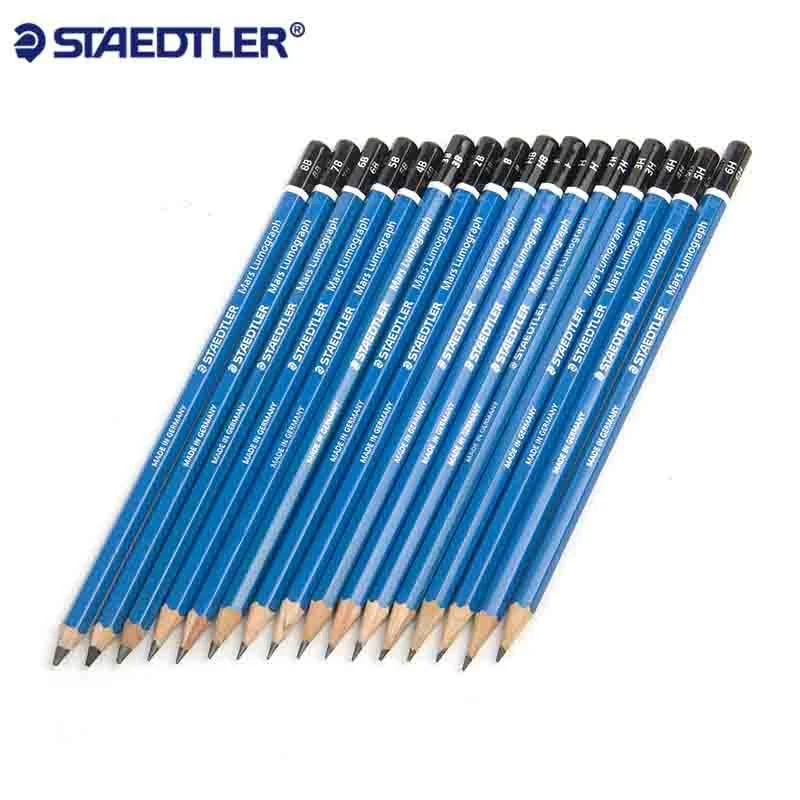 24 Lead Grades Staedtler Mars Lumograph Drawing Sketching Pencil F H