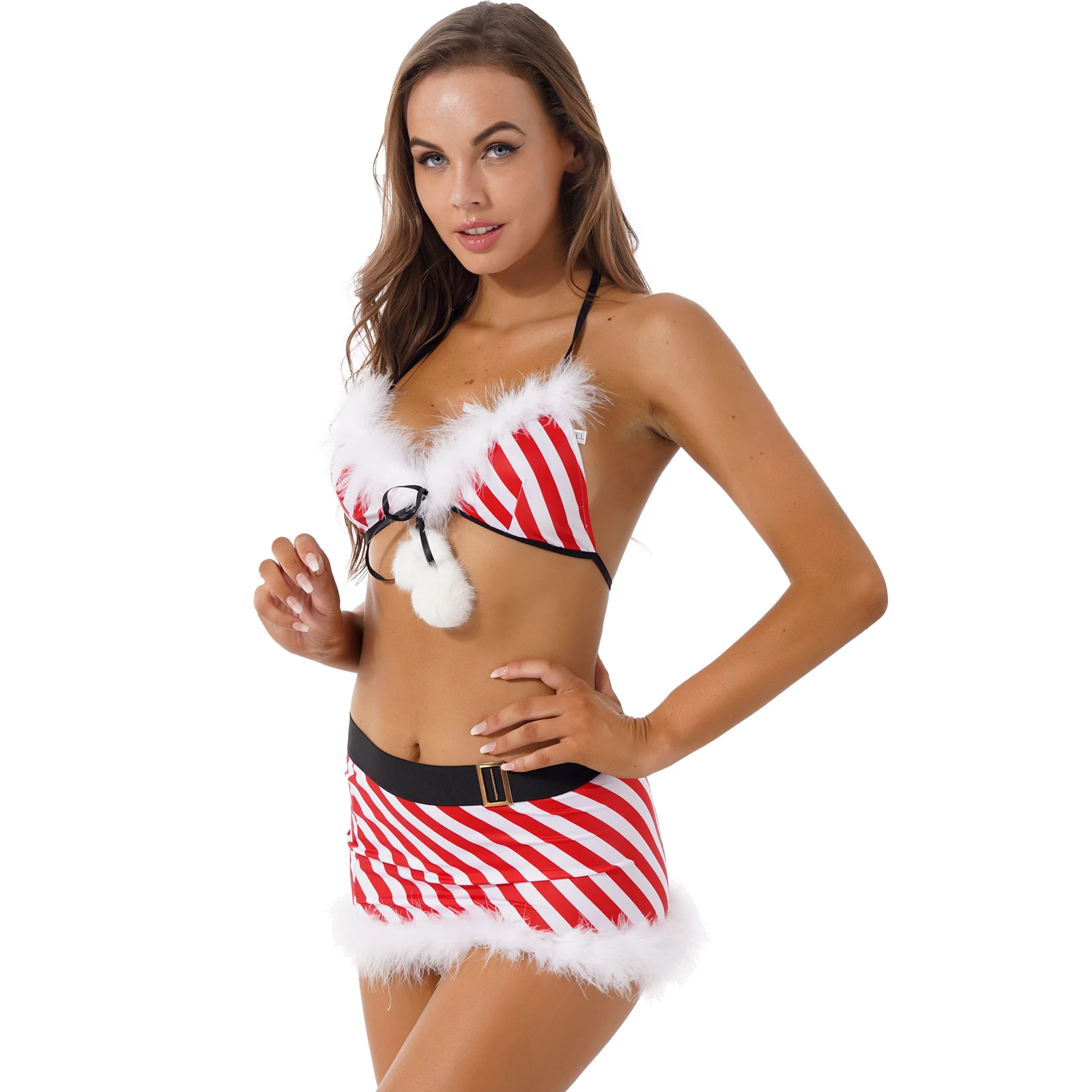 Рисунок 3 - Женский укороченный бюстгальтер в полоску