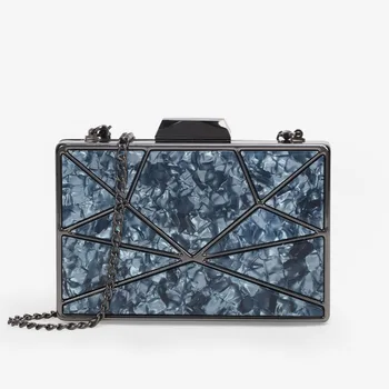 

Dinner Bag Chain Women Bags High Quality Acrylic Evening Bolsa for Female Youth Ladies Shoulder Bags Mujer Designer Luxury Brand