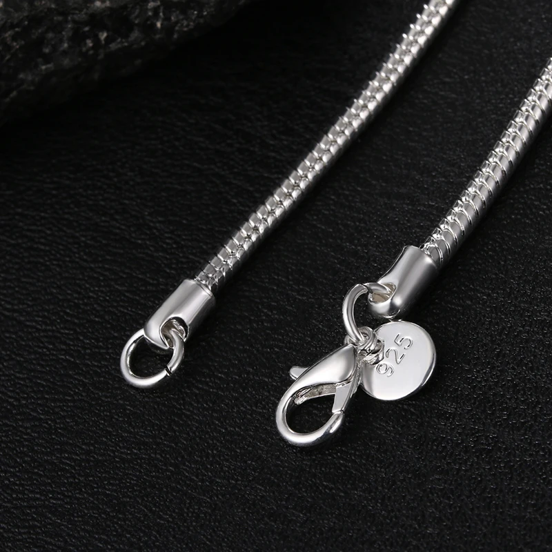 UK Wholesale Jewellery 48 X 16 inch 2mm Silver Trace Link Necklace Pendant Chain 