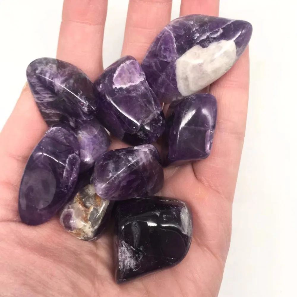Dream amethyst tumbled stones (4)