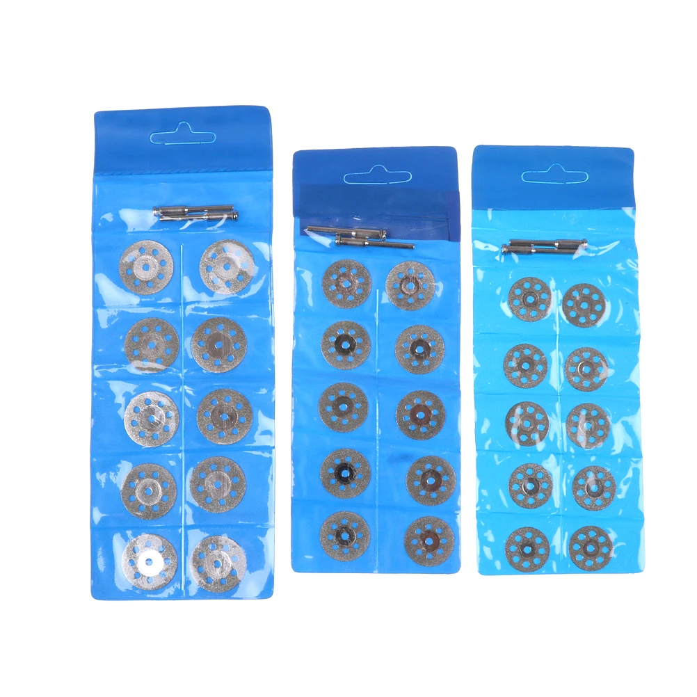 

10Pcs Diamond Cutting Discs Grinding Wheel Diamond Disc Circular Saw Blade Abrasive Mini Drill Rotary Tool Accessories
