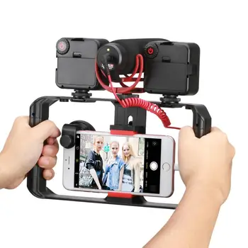 

NEW U-Rig Pro Smartphone Video Rig w 3 Shoe Mounts Filmmaking Case Handheld Stabilizer Frame Stand phone stabilizer Frame