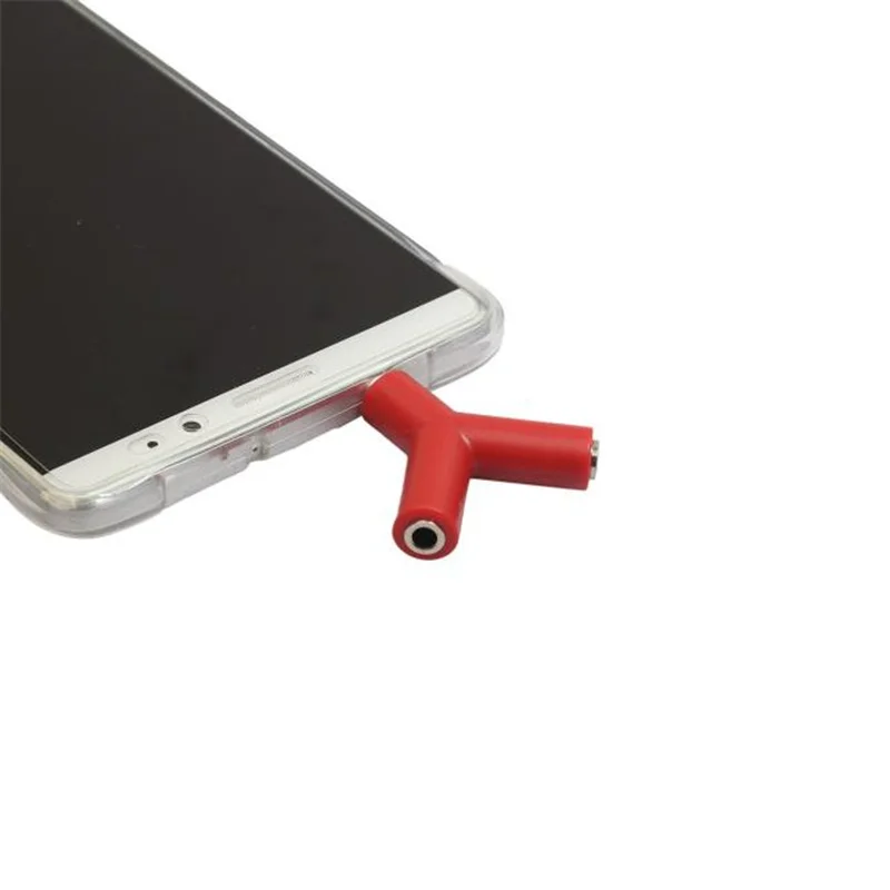 

2 Female To 1 Male Headphone Adapter 3.5 Mm Stereo Audio Y-Splitter for Two Headphones One Point Two Audio Headphone Adapter