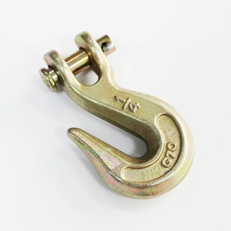 ￡10.19 14 Clevis Grab Hook With Safety Latchzinc Plated Clevis Slip Hook