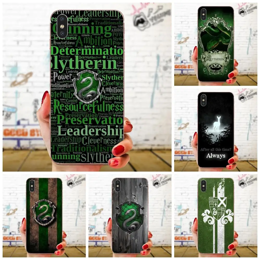 Мягкий чехол для телефона Slytherin School Galaxy Grand A3 A5 A7 A8 A9 A9S On5 On7 Plus Pro Star 2015 2016 2017 2018 с
