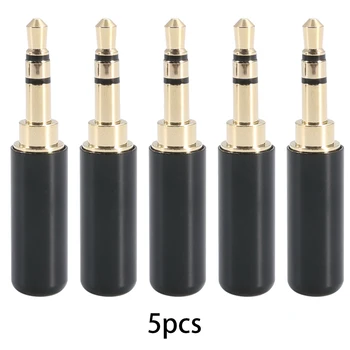 

Soldering 5/10pcs 3.5mm Connector Adapter Head Repair Jack Plug Stereo