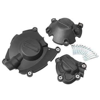

3PCS/Set Motorcycle Engine Stator Cover Case Crankcase Set For Yamaha YZF R1 2015 2016 15 16 GBR