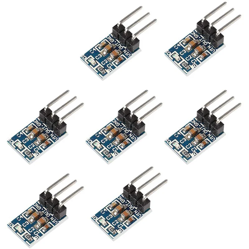 10pcs AMS1117 3.3V DC-DC Buck Converter 3 Pins DC 4.75V-12V to 3.3V Voltage Regulator Step Down Power Supply 800mA Buck Module