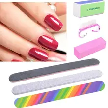 6Pcs/Set Proffessional Nail Files Brush Set Manicura Nail Decoration Files Pedicura Tools Art Y Decoration Tool Nail Set A0Y4