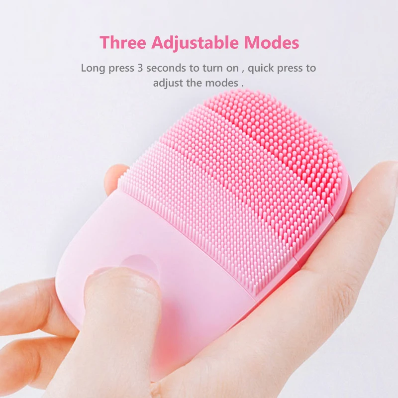 Xiaomi Mijia InFace, электрическое очищающее средство для лица, Соник, Водонепроницаемая силиконовая чистящая щетка, массажер для глубокого очищения лица для мужчин и женщин