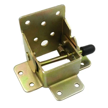 

Yeahmart 1pc Lock Extension Table Bed Leg Feet Steel Folding Foldable Support Bracket Screw High Quality