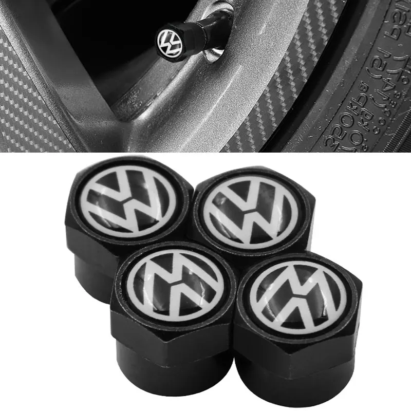Mejor vendedor  4 Uds coche tapa polvo del neumático de la rueda tapa de válvula Decoración Para VWs Volkswagen Golf 4 Golf 7 Golf 6 Golf 5 Passat B6 B5 estilo Polo NRwoeOAJNp0