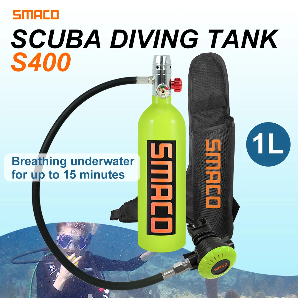 Для SMACO 1L оборудование для дайвинга мини-цилиндр подводного плавания S400 buceo