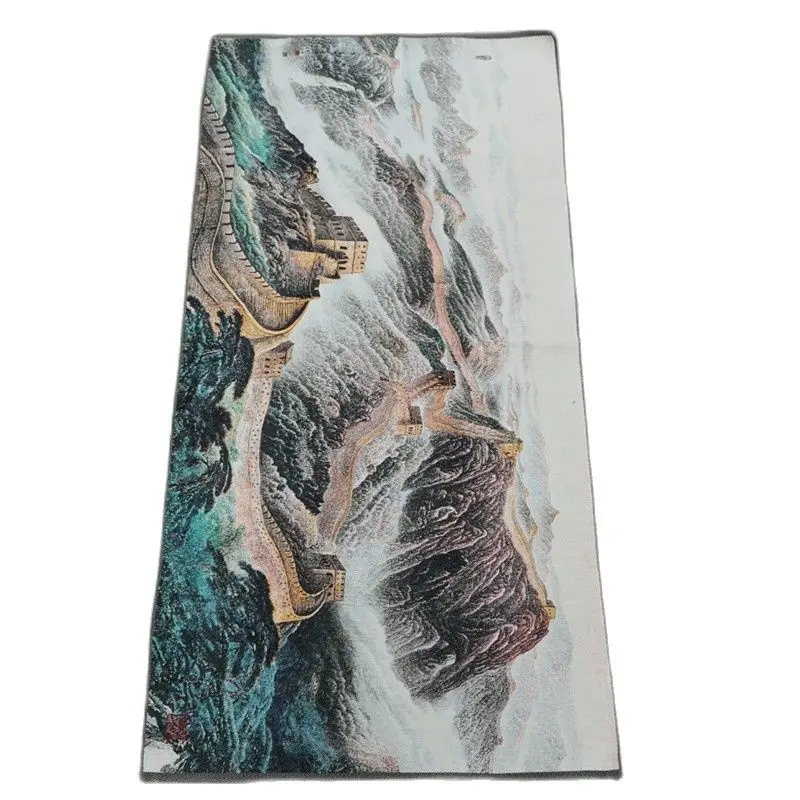 China Old Silk Like Hanging Painting Embroidery Great Wall Of Long 120cm | Дом и сад