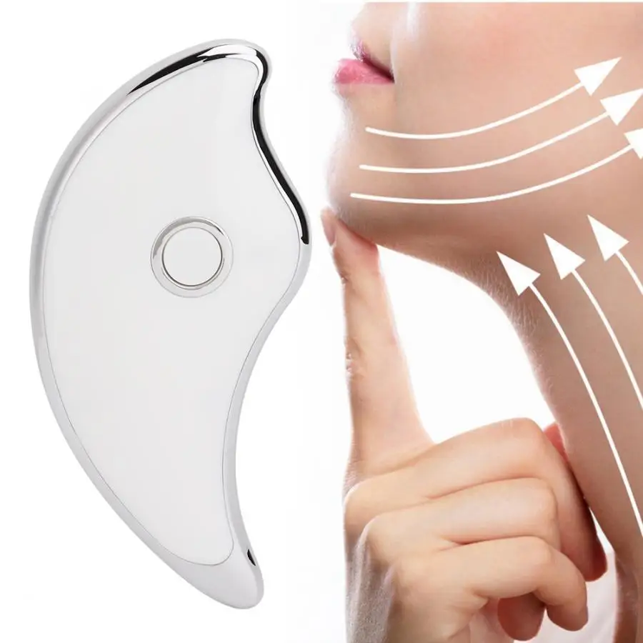  MicroCurrent Vibration Facial Lifting Ion Massager Slimmer EMS Electric Scraping Board Face Shaping