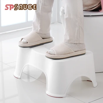 

Japan Home Squatting Stool Bathroom Squat Toilet Stool Compact Squatty Potty Stool Portable Step Seat for Home Bathroom Toilet