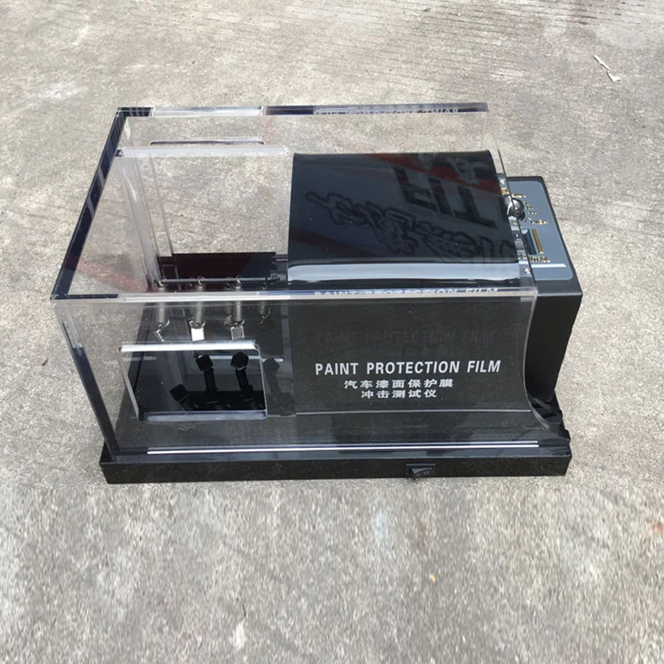 

Black TPU PPF Films Scratch Testing High Quality Car Paint Protection Film Gravelometer Test Machine MO-620