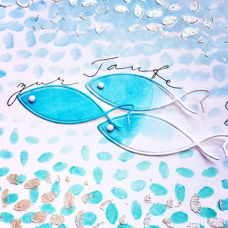 

JC Metal Cutting Dies Fish for Scrapbooking New Dies Cut Stencil Handmade Knife Mold Paper Card Making Model Decoration Craft