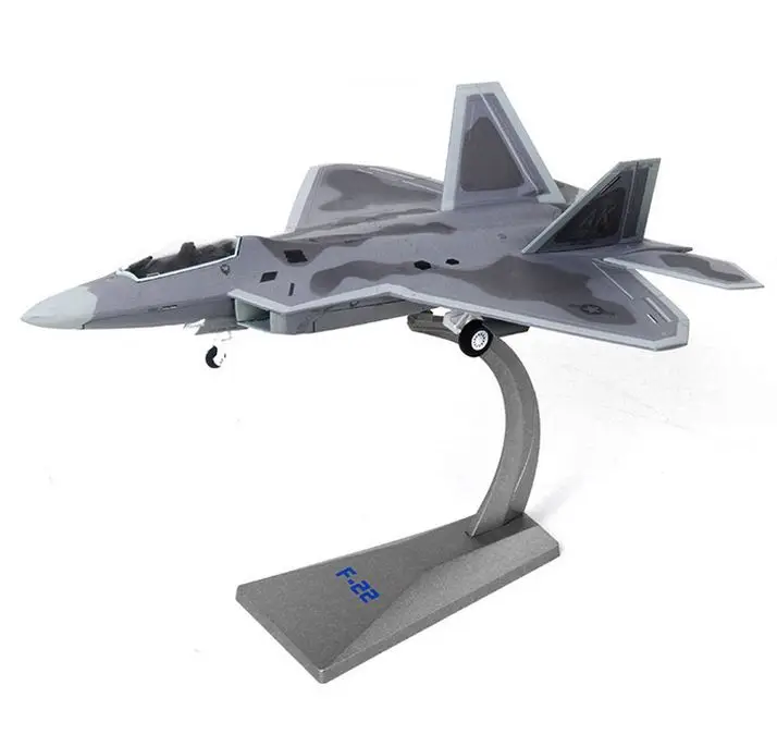 1: 72F22 модель самолета сплав F22 истребитель моделирование готовое украшение военная модель самолета
