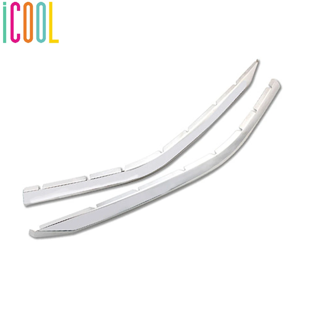 

Front Mesh Grill Bumper Cover Insert Bonnet Garnish Moulding Strip 2Pcs for Skoda Kodiaq GT 2016 - 2020 Styling Accessories