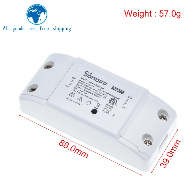 Itead Sonoff Smart переключатель Wi Fi DIY умный Беспроводной дистанционный Domotica Wifi