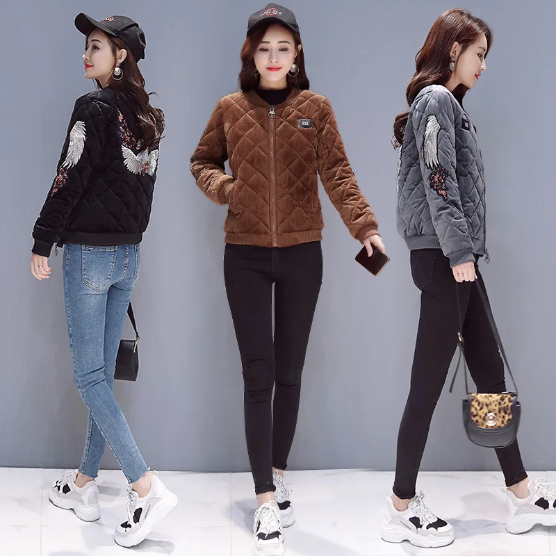 

2018 Winter New Style Ylfs8586 Korean-style Women's Elegant Fashion Slimming Short Cotton-padded Clothes