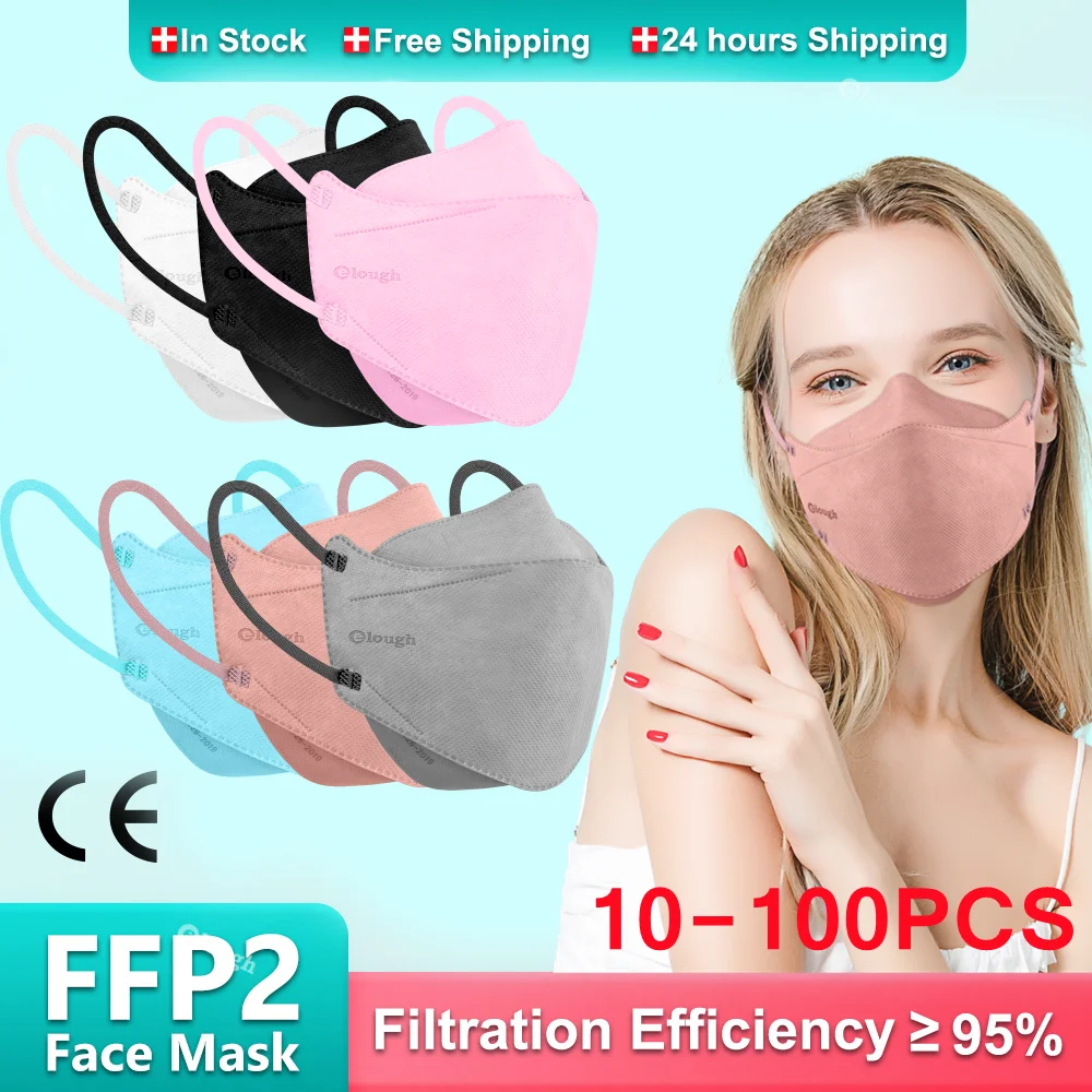 Mascarillas FFP2 homologada colores Mask kn95 respiratory mask fpp2 Protective Face Mascarilla 4 ply FFP2mask adutos ce | Безопасность и