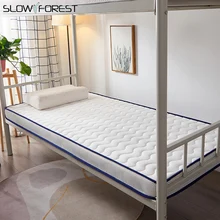

4-7CM Latex High Resilience Aerobic Cotton Mattress Warm Carbon Fiber Fabric Comfortable Tatami King Queen Full Size Student Mat
