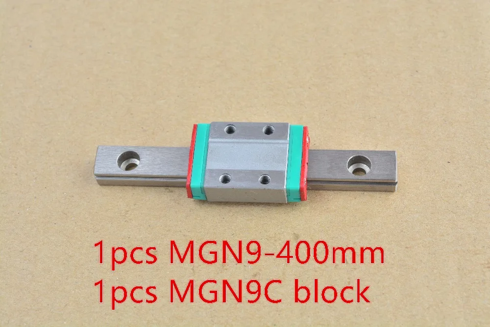 

MR9 9mm linear rail guide MGN9 length 400mm with MGN9C or MGN9H block miniature motion way 1pcs
