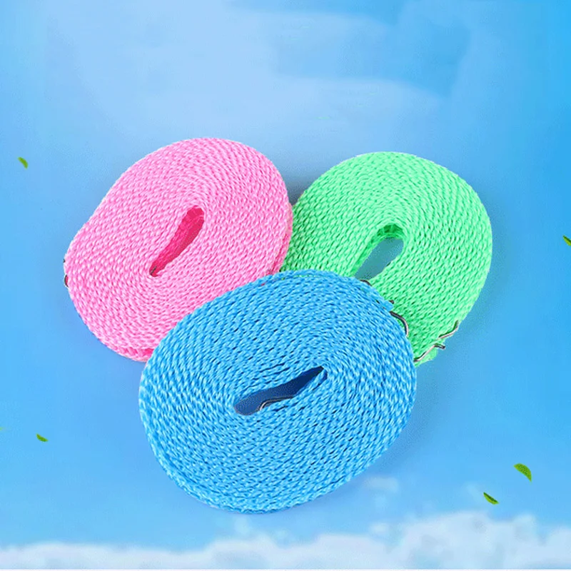 5M/3M Home Windproof Clothesline Travel Retractable Rope Washing Line Non-slip Outdoor Camping Drying Clothes Hanger Rack | Дом и сад