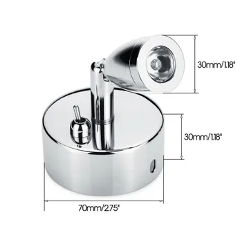 

Warm white Car Reading Lights Replacement 12V-24V Camper Caravan Mount