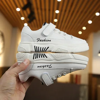 

AFDSWG childrens shoes spring and fall child fashion Beige kids girls shoes red children's footwear black child boy