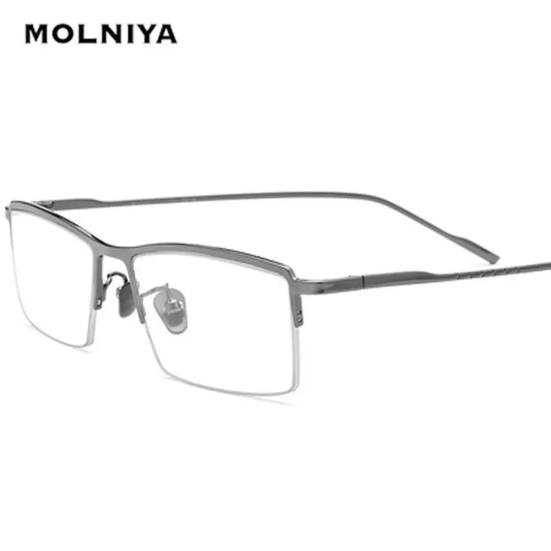 

Titanium Glasses Frame Men Eyeglasses Computer Opticas Prescription Reading Eyewear Female Spectacle Clear Lens