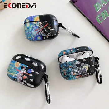 

EKONEDA Matte Space Man Case For Airpods Pro Case Silicone Soft Protective Cases For Airpods Pro Earphone Cover