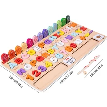 Jouets éducatifs Montessori en bois pour enfants, apprentissage précoce, planche de correspondance des couleurs de formes pour nourrissons, cadeau pour tout petits